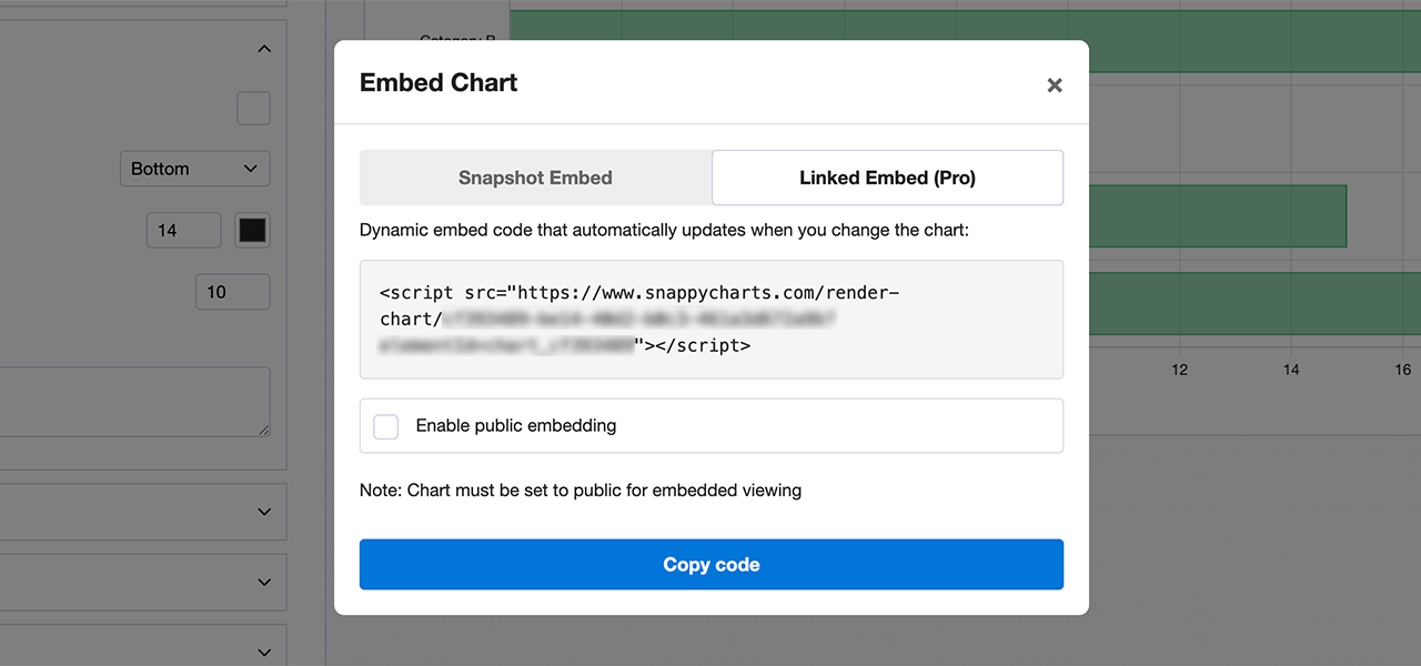 How to Embed Charts on Your Website